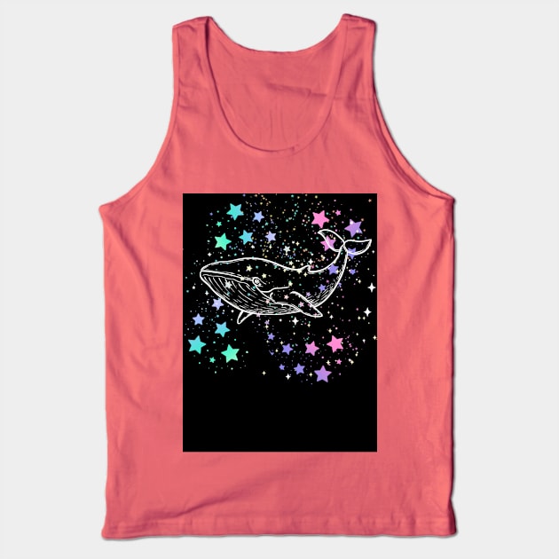 Dancing Whale In The Stars Tank Top by Exquisite Selfcare